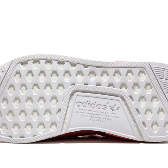 NEW Adidas NMD R1 runner w Lush Red White S79385 38 2/3 EUR - Picture 3 of 14